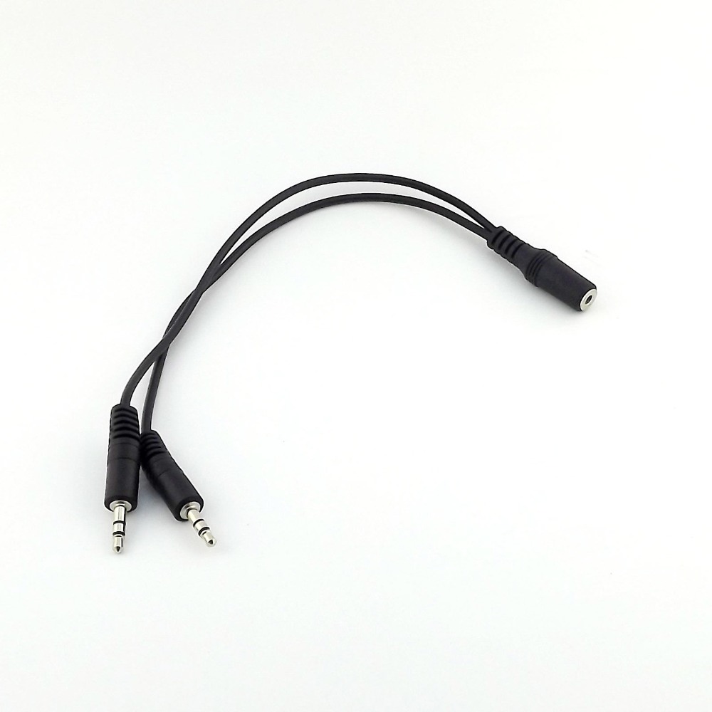 ヘッドフォン用補助スプリッターケーブル,1ピース,3.5mm - Audio Splitter Y のレビューと価格