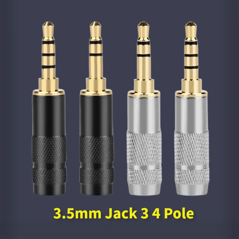 DIY 3.5 ミリメートルジャックオーディオプラグ 3 4 - Cable Extension 3.5 のレビューと価格