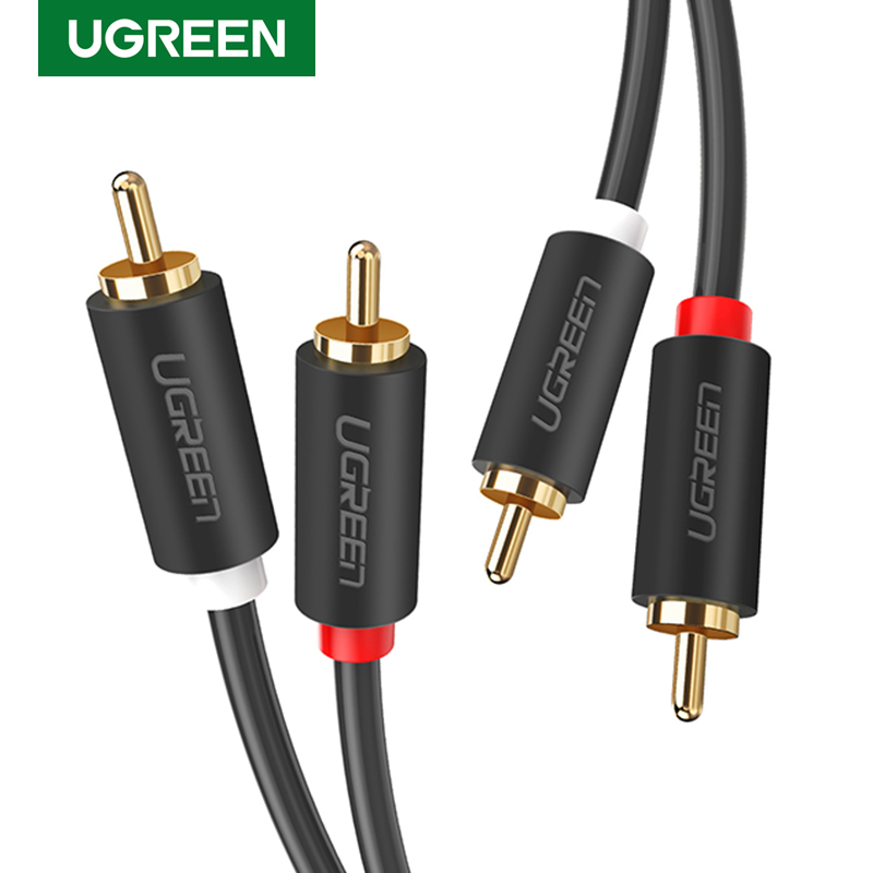 Ugreen-オーディオケーブルオス-オス,金メッキ,2m, - Audio Splitter Y のレビューと価格